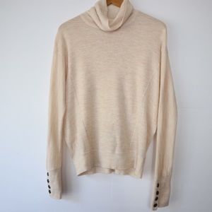 Anthropologie Moth Space Dye Cowl Neck Sweater